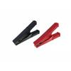 2 шт. 50 А красный + черный 75 мм изолированный крокодил крокодил автомобиль караван фургон тестовые провода аккумулятор зажимы лучшее продвижение зажимы крокодил