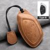 Sheepskin Leather Car Key Case Cover For MG6 EZS HS EHS MARVEL X MARVEL R Electric Roewe RX5 I6 I5 RX3 RX8 ERX5 MG ZS EV2025