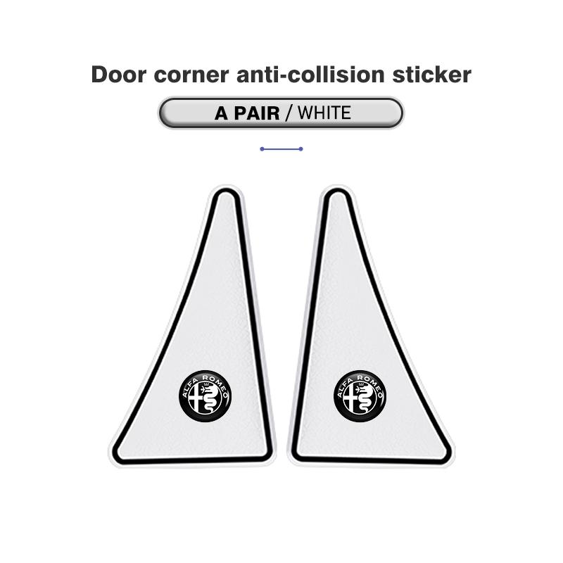 QWAKL1 2026 Hot Alfa Romeo Car Door Corner Cover Anti-collision Protection Sticker For Alfa Romeo Giulietta GT 159 147 156 Mito Brera G