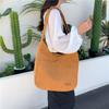 Large Capacity Bag Women 2025 Casual Fashion Corduroy Shoulder Messenger Large Bag Fashion Sense Commuter Tote Bag Women