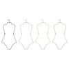 Foldable Lingerie Hanging Rack Body Shape Clothing Hanger  Stores Boutiques Show Window