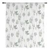 Watercolor Leaves Plants Sheer Curtains For Living Room Kitchen Window Curtains Bedroom Tulle Voile Curtains