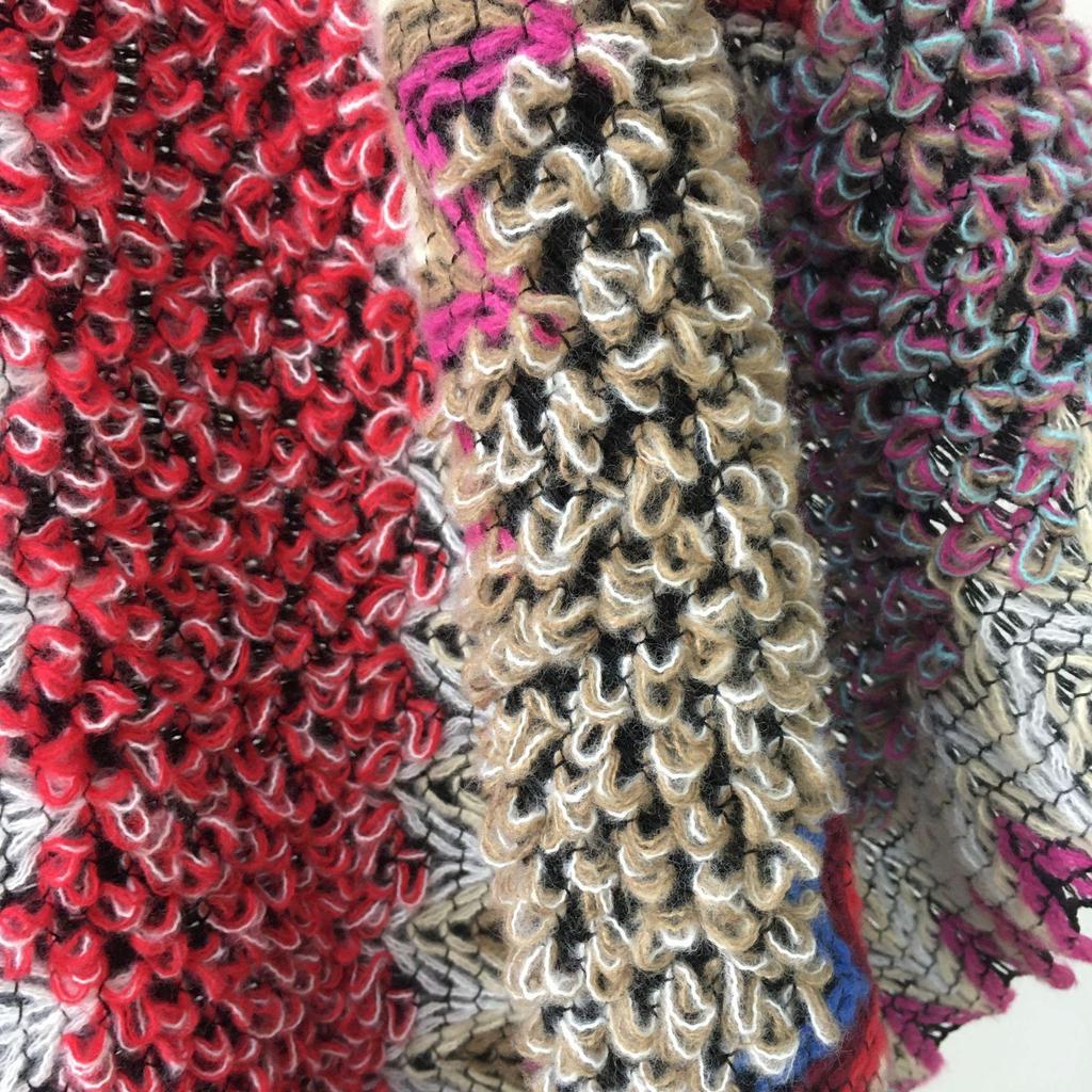 Women Shawl Wraps MODERN NEW SAGA Spring Wool Scarf Knitted Cardigan Wool Stoles Autumn Winter Female Shawls Knit Tippet