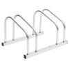 VidaXL Bike Rack for 2 Bikes, Bicycle Stand with Storage, Floor Bike Rack Garage Garden Terrace, 154417