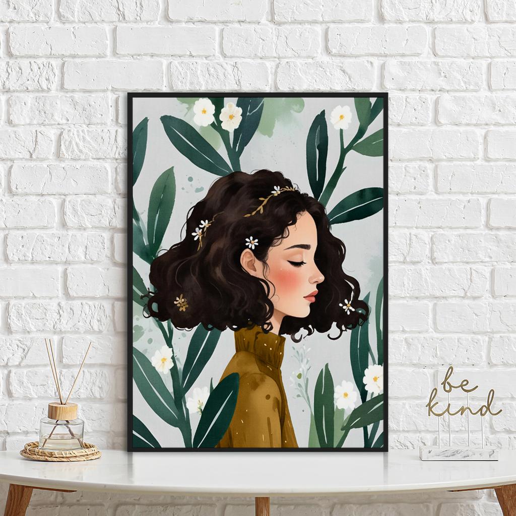 Plakat ilustrację ilustracja portret