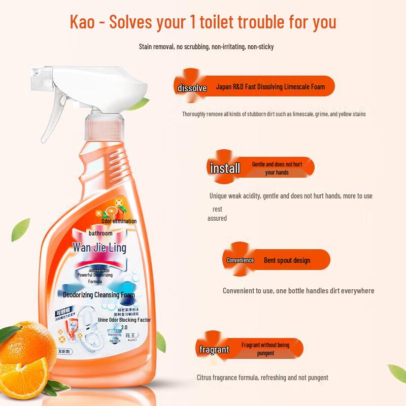 Walch Bergamot Shower Gel & Kao Magiclean Toilet Cleaner Set