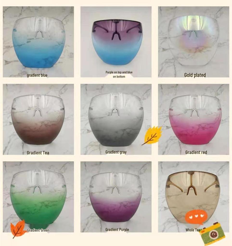 HD Anti-Fog UV Protection Full Face Shield Sunglasses for Cycling