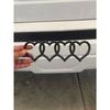 3D Heart Logo Rear Trunk Emblem, ABS Car Badge Decal Sticker 3D Heart Shape Logo Rear Trunk Tail Label Badge Car Replacement