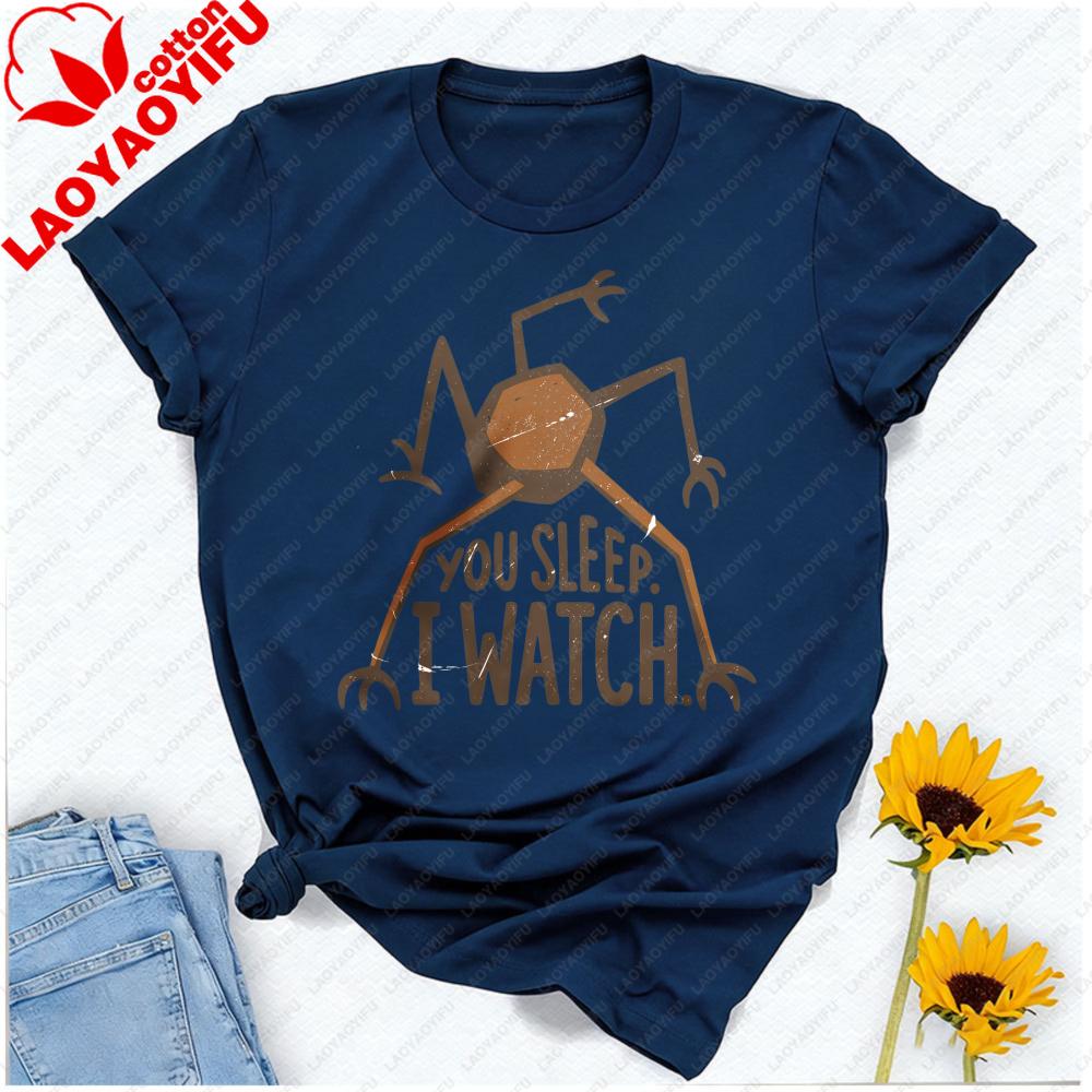 Project Hail Mary You Sleep I Watch Unisex TShirt RockySci Fi Book Fans Casual Short Sleeve Tee for Unisex Women Daily Wear Gift