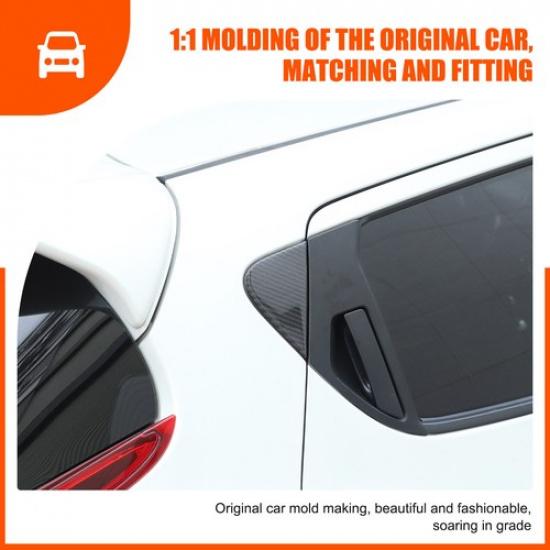 Мягкий карбоновый стикер на наружную ручку двери и заднюю треугольную накладку для Nissan Juke 2011-19