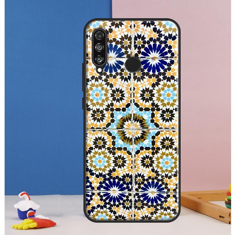 Чехол в марокканском стиле для Huawei Nova 12i 11i 8i 7i 12s Y73 Y70 Y90 Y60 Y72 Y61 Y91 9 10 SE P40 Lite P30 Pro