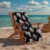 Ultra-Soft Beach Towel with Halloween horror Theme,Ideal for Pool - Camping, Diving - Perfect Travel Essential, Vibrant Beach Towel.