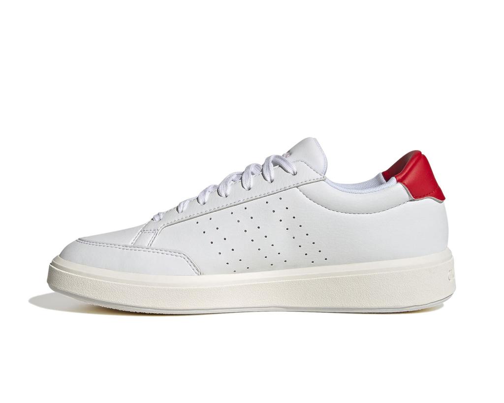 Кроссовки Nova Court Lifestyle Vegan LIY13 для обуви Красный см [Adidas] Женские, Белый/Белый/Яркий (GX1758) +24,5