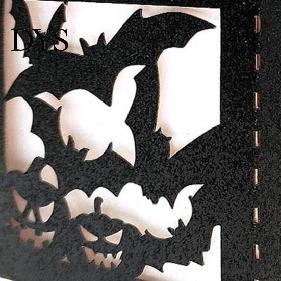 Holiday Celebration Supplies 5Pcs Halloween Gift Box, Bat Decor Candy Container, Trick or Treat Durable Reusable Props Spooky Paper Box for