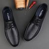 Модная Роскошная Мужская Обувь из Натуральной Кожи Повседневная Плоская Деловая Обувь Бренд Шнуровка Дизайнерская Обувь Инструментальная Обувь Удобная Мягкая Обувь для Ходьбы