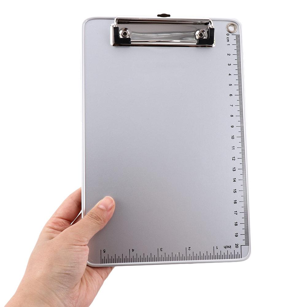 Paper Ticket Storage Aluminum Zinc Zinc Alloy A4 Document Holder Clipboard Writing Board Clip Writing Pads