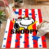 Snoopy Woodstock Friendship Floor Mat Design for Entryway Living Rooms Balcony Bedrooms Anti-slip Rug Decorate Offices