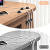 8PCS Adjustable Phone Cables Clip Strong Adhesive Fixed Cable Organizer  Desktop Nightstand