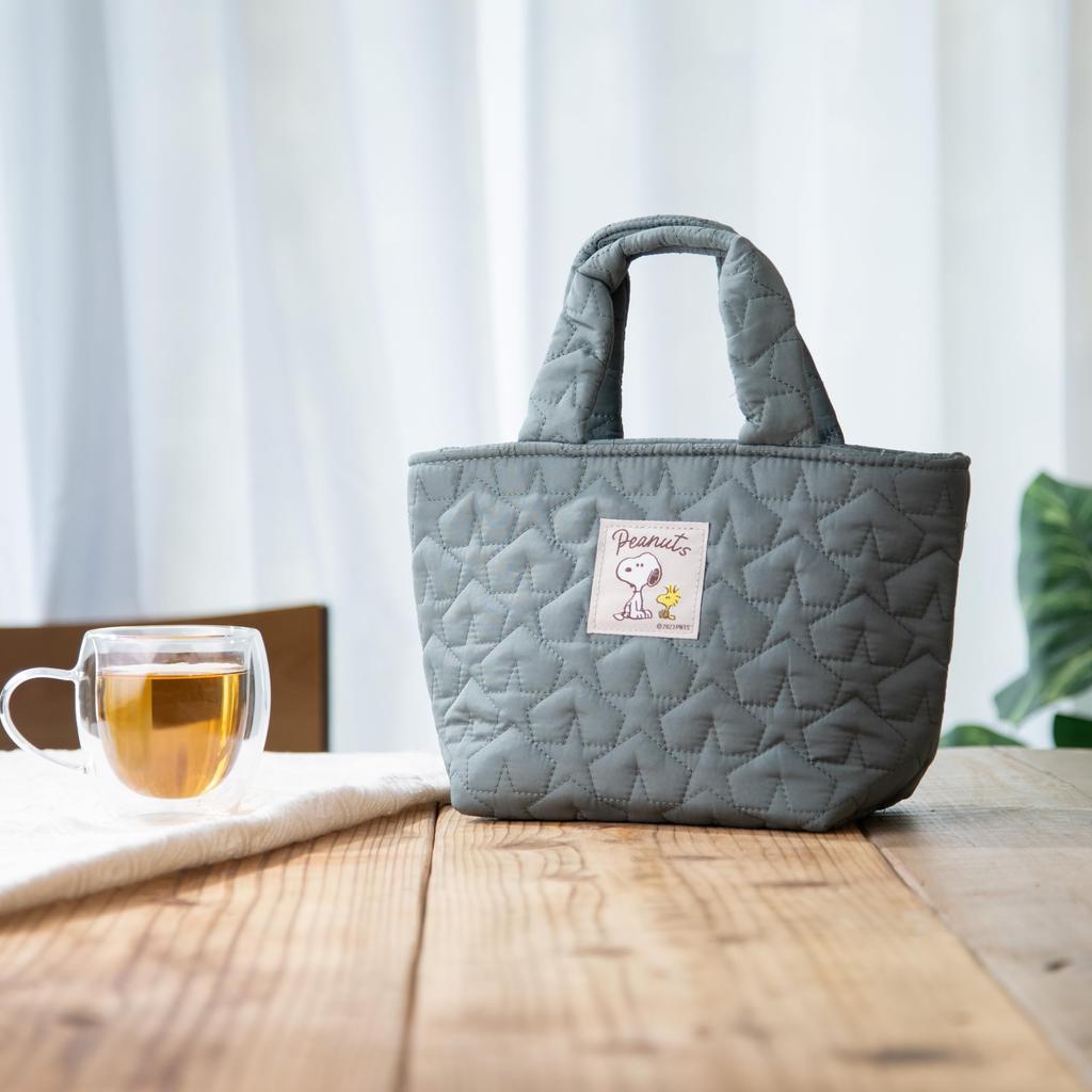 Skater Quilted Insulated Lunch 30cm X 12cm X Snoopy Bag, 18cm, Design, KKLB2-A