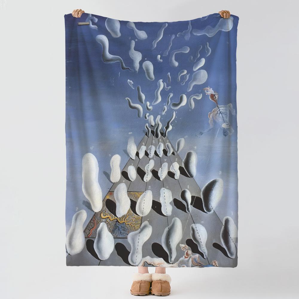 art S-Salvador Dali-i Throw Thick Comfort Flannel Quilt,Multi-scene Use Indoor Outdoor Daily Nap
