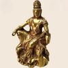 Copper Buddha Statue Shuiyue Guanyin Bodhisattva Home Furnishing Decoration Ornaments