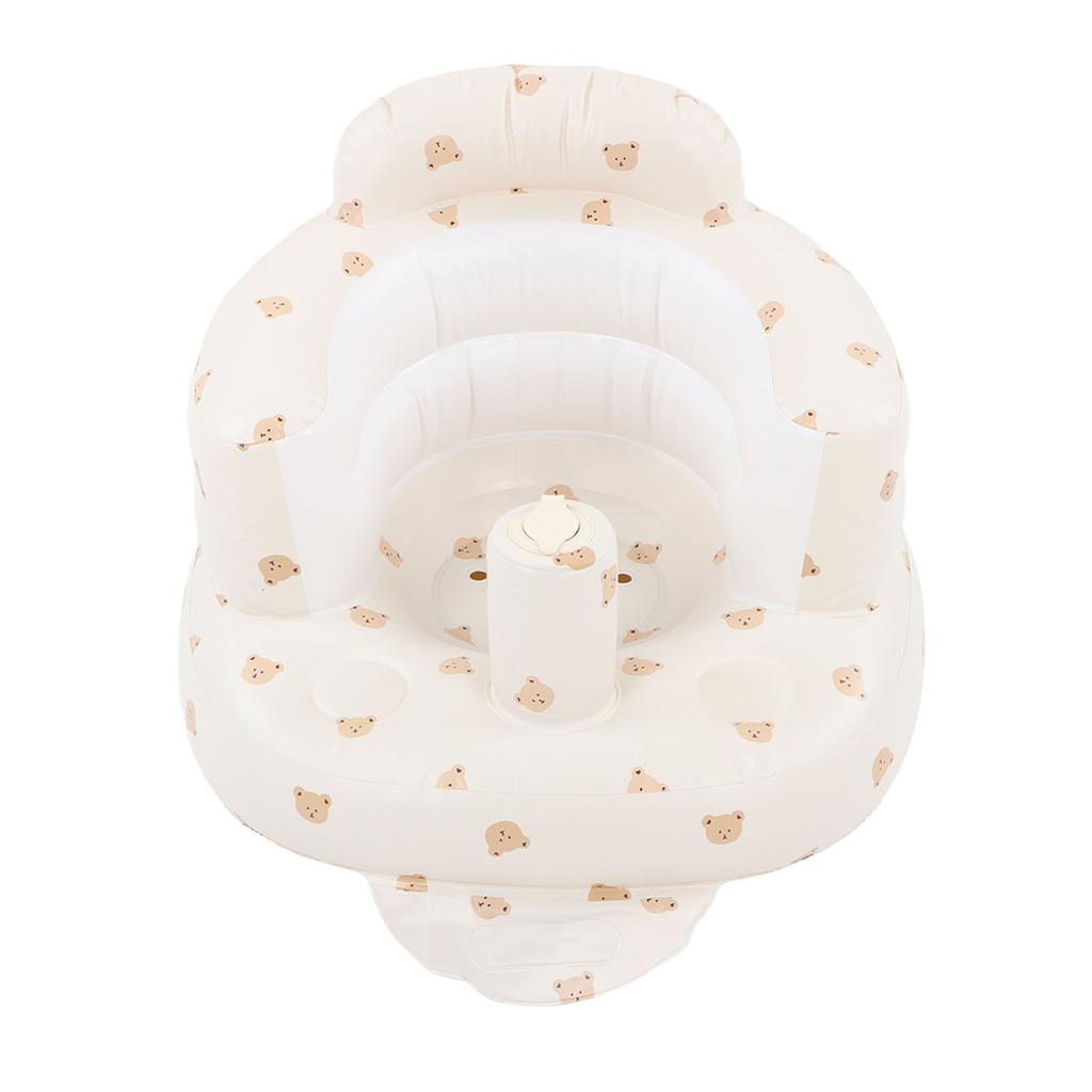 Baby Inflatable Seat Folding Toddler Seat Harmless Bath Chair Aerated Baby Seat Adjustable Chair