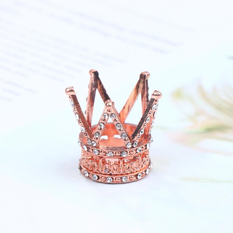 Аксессуары для кукол Металлическая корона Головной убор Аксессуары для волос для кукольного домика Игрушка