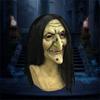 Creepy Horror Costume Woman Witch Mask