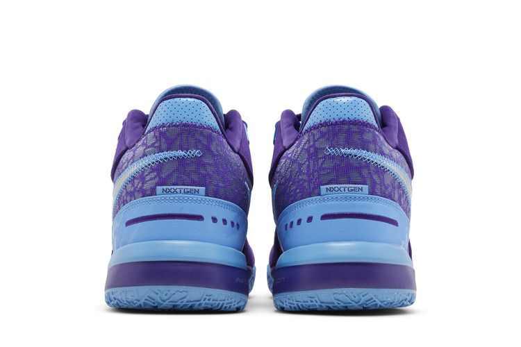 Men's Sneakers Nike Zoom LeBron NXXT Gen AMPD Summit Lake Hornets Field Purple/Metallic Silver/University Blue