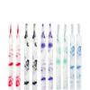1Pair Flats Shoelace Colorful Ink Print Shoelaces Sneakers Shoe Laces 0.8CM Width 120/140/160CM Shoes Accessories