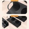 New Magnetic Water Bottle Organizer Metal Black White Tumbler Cup Holder 3 Slots Space Saving Fridge Cup Rack Office Use