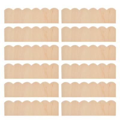 12шт 1:12 кукольных деревянных черепиц миниатюрные аксессуары для украшения крыши