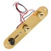 Guitar Control Plate Metal for TL Chrome Plated Prewired Circuit Board Replacement Accessories