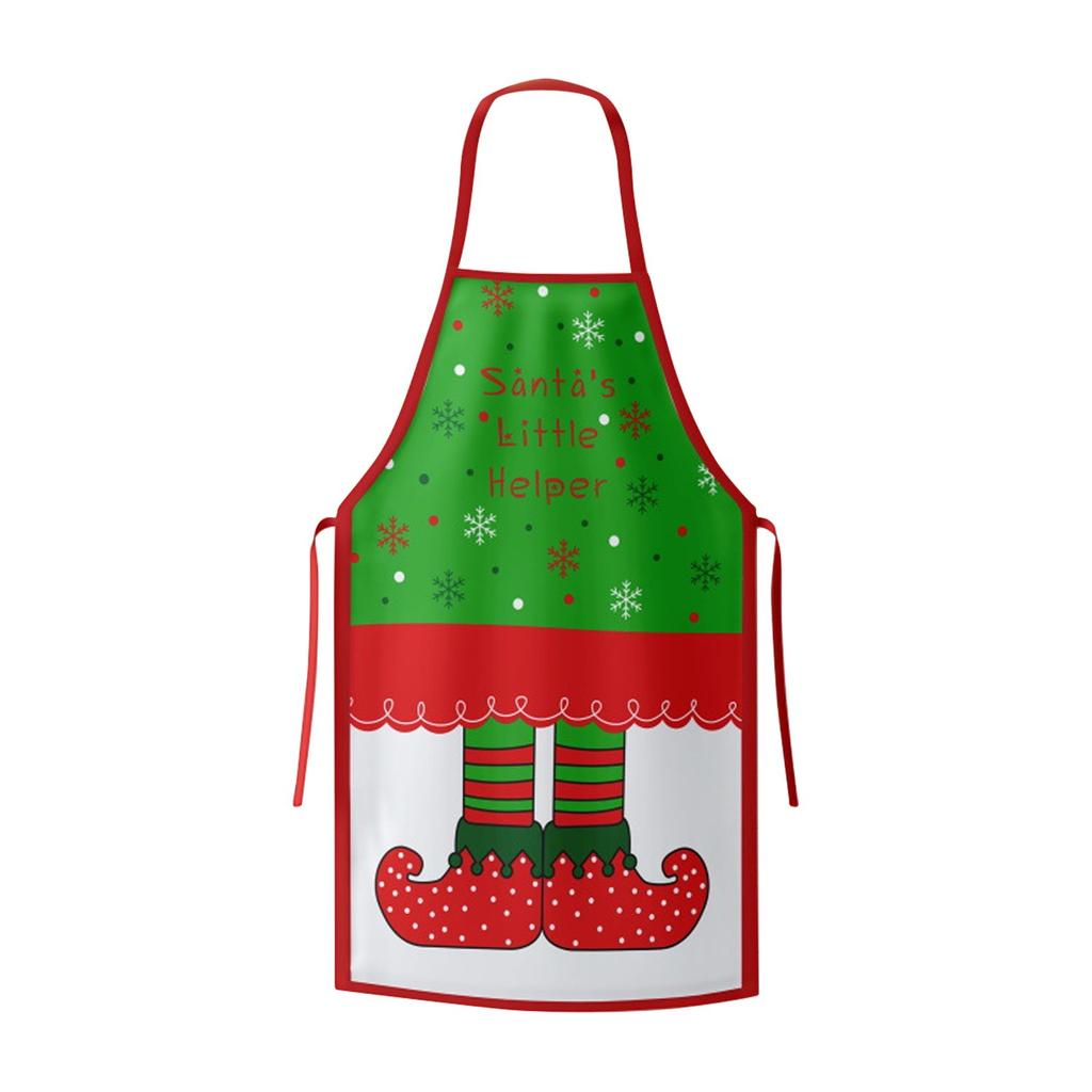 Christmas Apron: And Claus Design Home Kitchen Apron Christmas Decorations