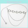 Waist Moon Chain Two Layers Of Chains Versatile Accessories For Women Clothing