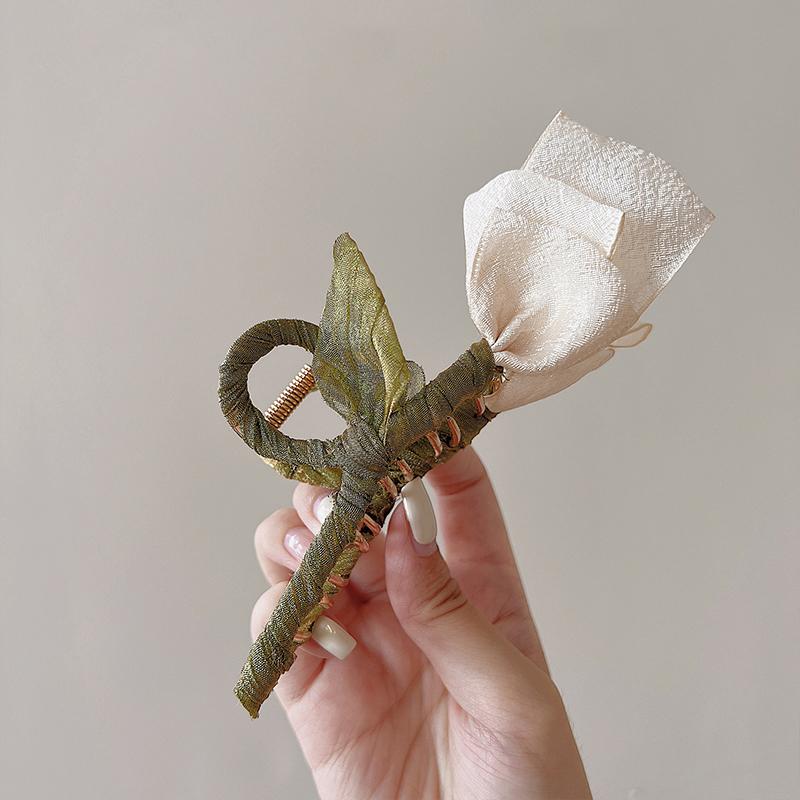 1 шт. Зажим-тюльпан для женщин, Высокое качество, Большая заколка для волос Новый стиль, Зажим-акула для волос на затылок, Заколка для волос, Головной убор