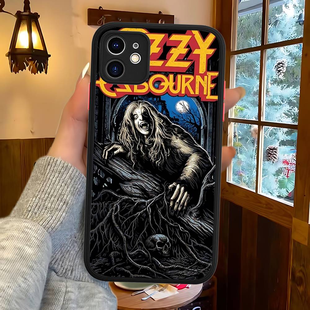 Чехол для телефона O-Ozzy Osbourne Band для iPhone 16 15 14 Plus 15 13 12 11 Pro Max X XS MAX Матовый чехол