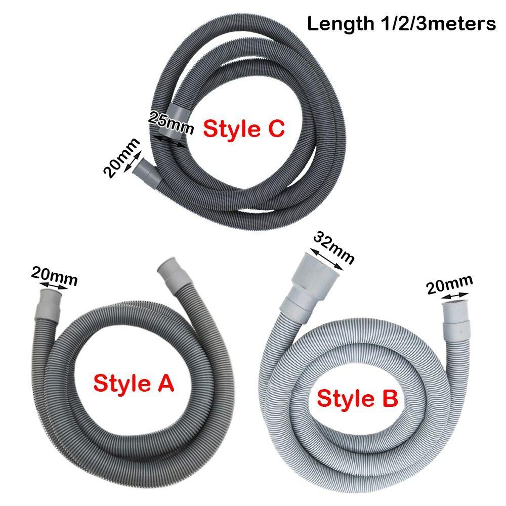 Thickened Wall Washing Machine Drain Hose PVC Outlet Hose Extension Front Load Washers