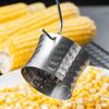 Easy Stripper Kitchen Gadgets Stainless Steel Cob Cutter Remover Round Corn Kerneler Peeler Cooking Tools Accessories TLY043