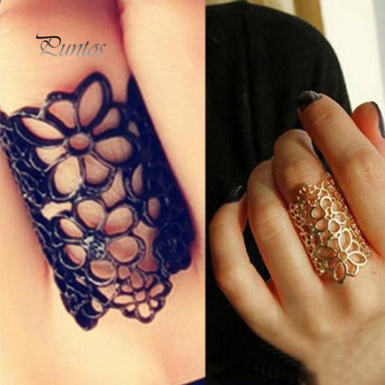 Jewelry Women Flower Opening Prom Ring