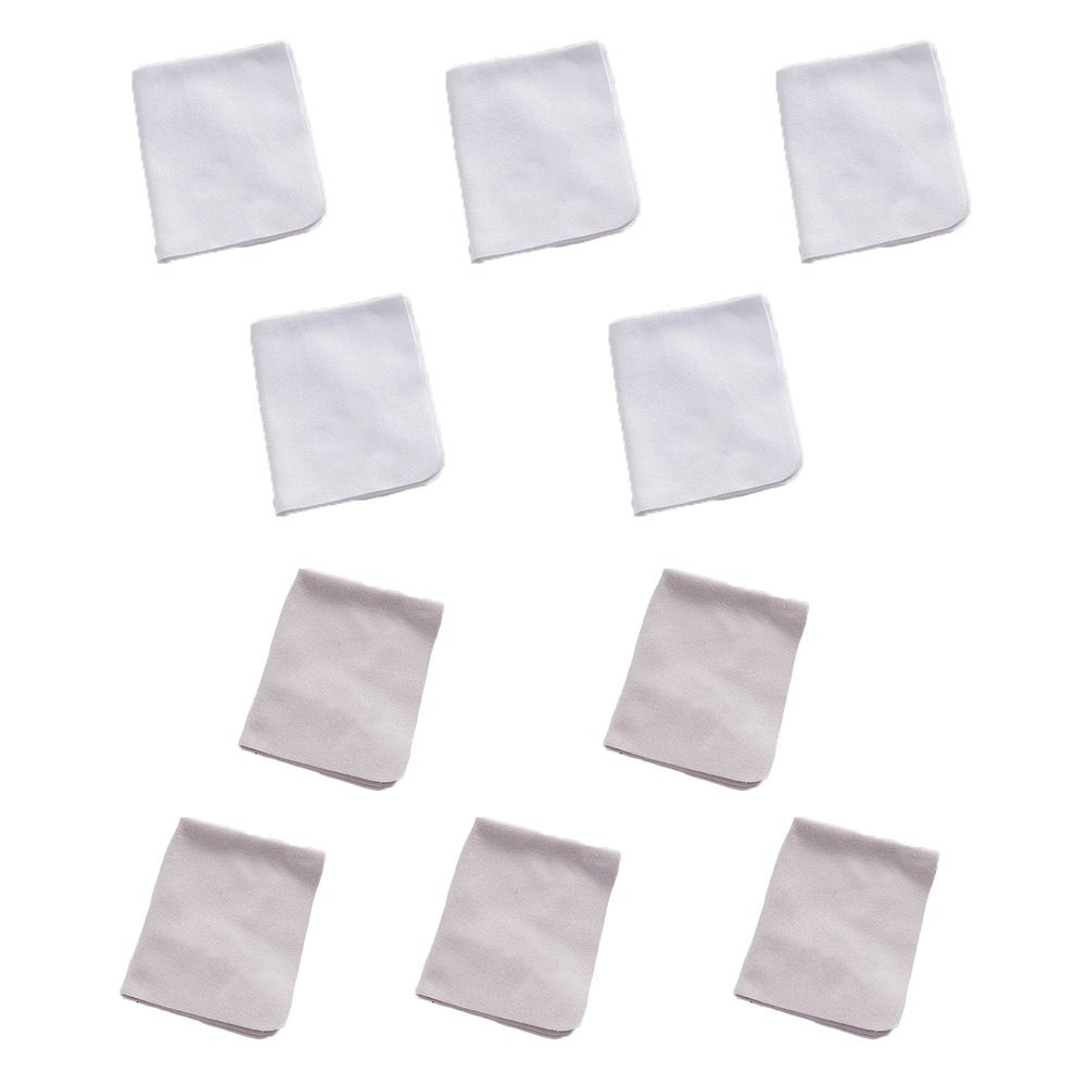 10Pcs Suede Glasses Cleaner Cloth Letter Sunglasses Cleaning Wipes Simple Lens Cleaner Cloth Camera