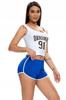 Women's Sports Shorts Comfortable Shorts Navy Blue L