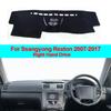 2 LayerCar Dashboard Cover Dash Mat Carpet For Ssangyong Rexton 2007-2017 LHD RHD Sunshade Dash Board Cover Auto Sun DashMat