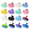 Silicone Hair Scalp Massage Shampoo Brush Head Acupoint Therapy Comb Health Care Hair Washing Brush