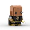 Building Block Compatible, Creative Black Adam Square Head Boy, Small Particles Build Building Block Model Children'S Gift