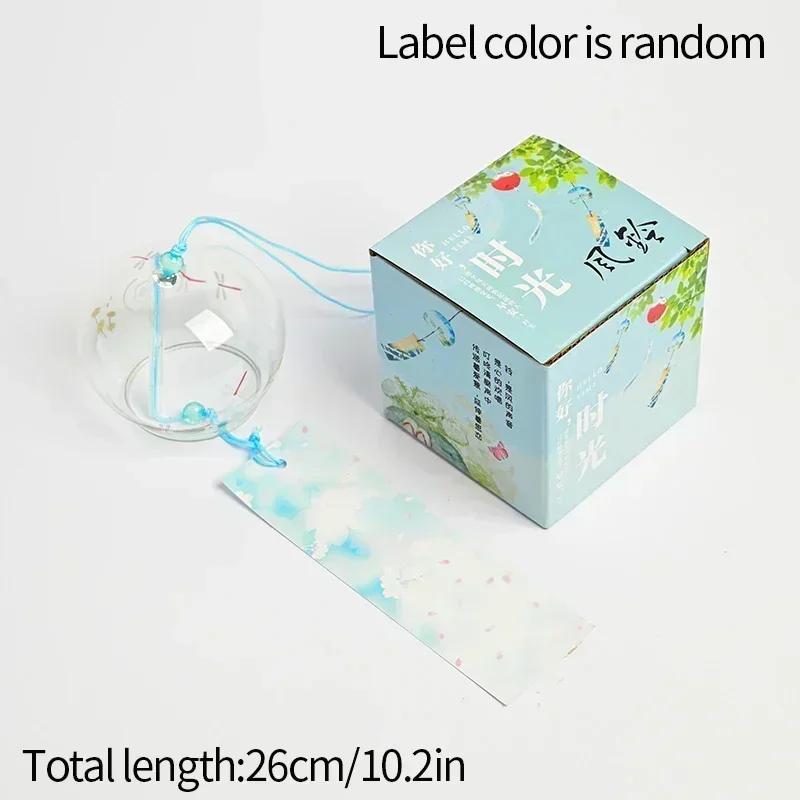 Japanese Wind Chime Handmade Sakura Wind Chimes Garden Decoration Outdoor Glass Furin Wall Hanging Home Decor Small Wind Bells