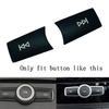 Car Console Volume Knob Button Cover CD Panel Multimedia Switch Button Sequins Sticker For Mercedes Benz C E GLK W204 W212 X204
