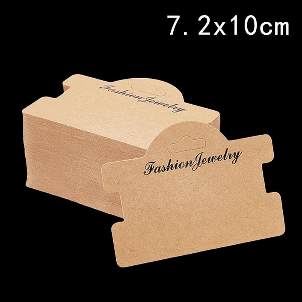 100pcs Love Jewelry Tags Bracelet Display Handmade Hanging Blank Tag for Small Business