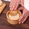 Деревянный Инструмент для Изготовления Теста для Пельменей Круглой Формы Форма для Раскатки Теста для Пельменей Многоразовый Инструмент для Прессования Теста Сделай Сам