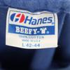 HANES 80-е 90-е Сделано в США Старая футболка с коротким рукавом L Синяя BEEFY-T Мужская Б/У
